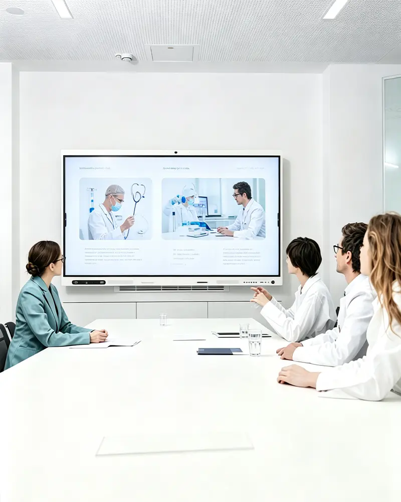 Pantalla de diagnóstico médico por imagen alimentada por módulo Intel OPS