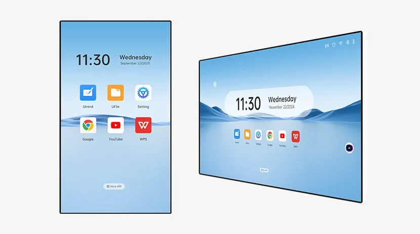 Riotouch wall mounted digital signage