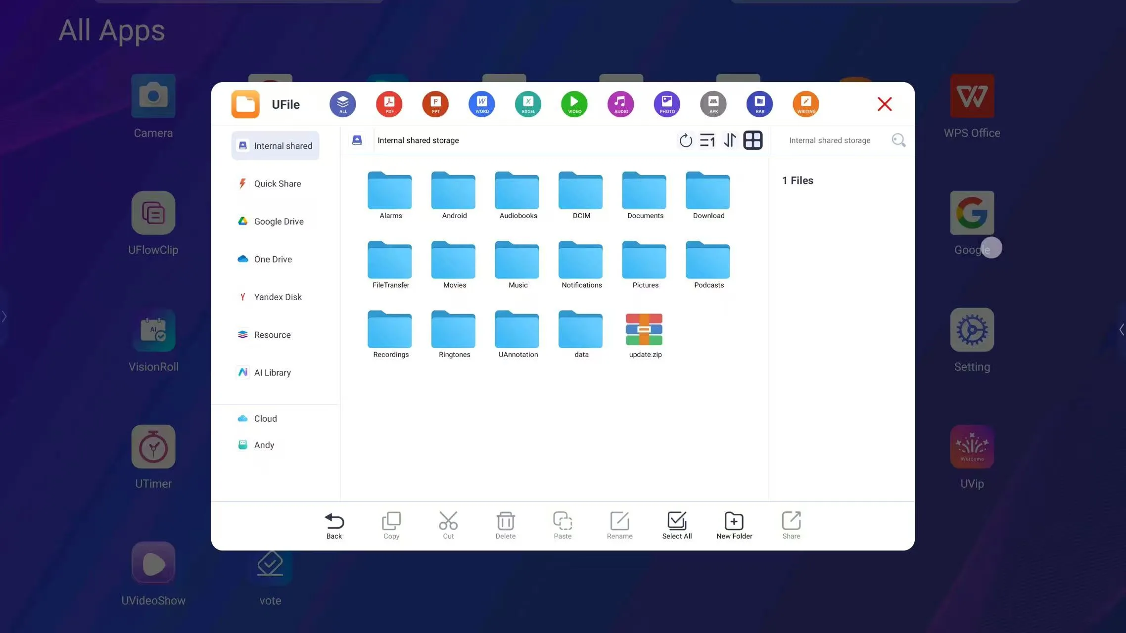 Riotouch UFile Management System