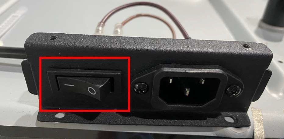 Disconnect the power cable before touching any electronic board or cable.