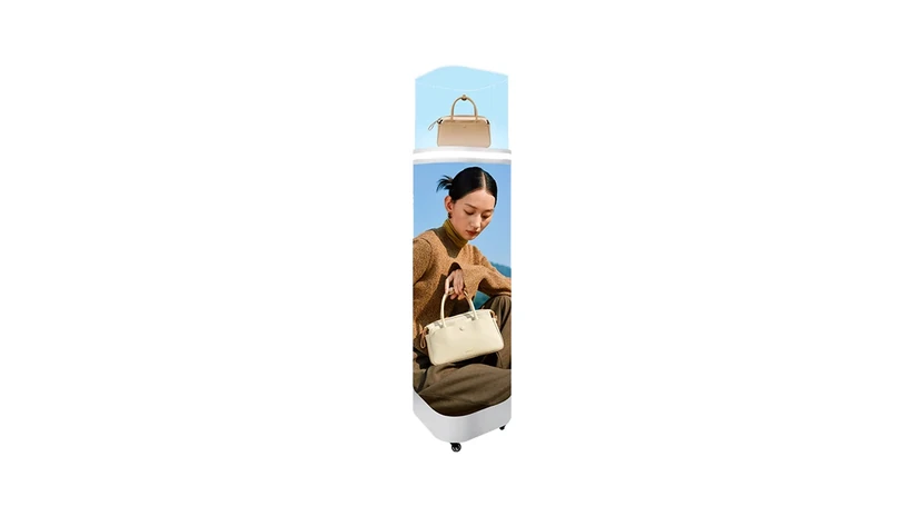 Curved LED Display Stand
