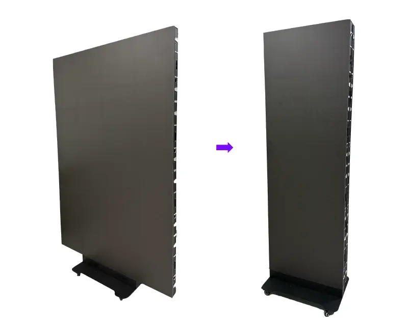 Foldable tri-fold structure