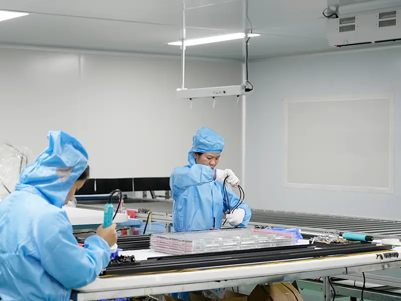 Werksproduktionslinie
