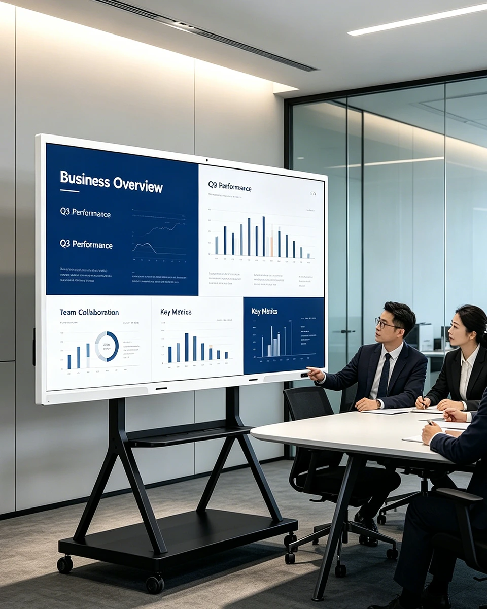 COB all-in-one LED display corporate conference room collaborative meeting space