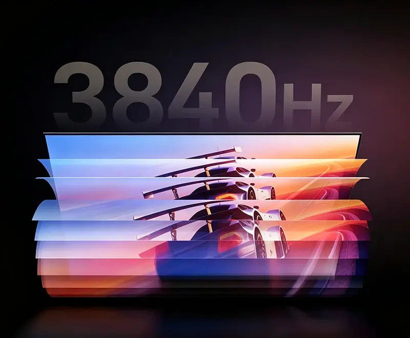 Wyświetlacz LED o ultrawysokiej częstotliwości odświeżania 3840Hz