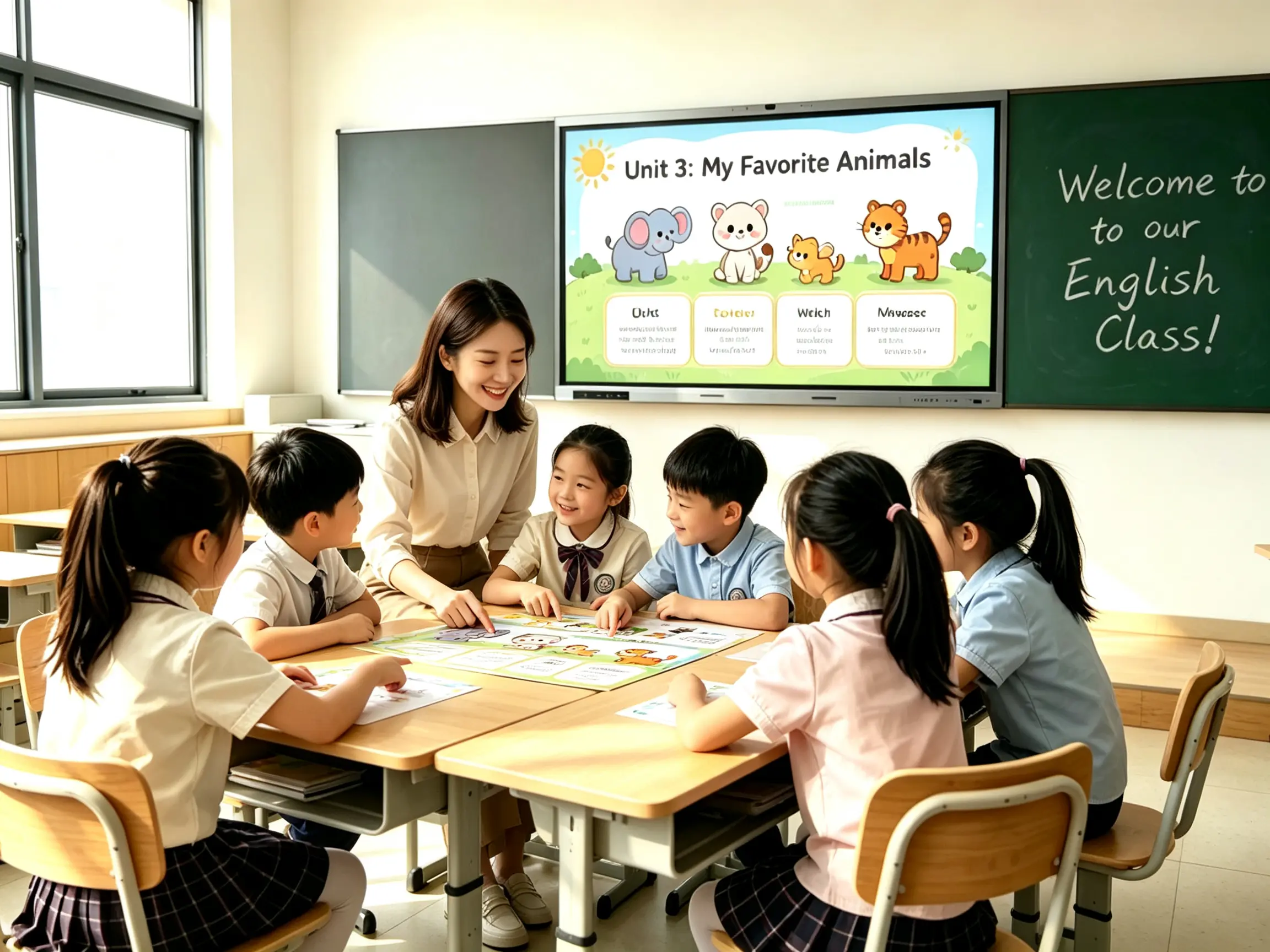 Smart Classroom using 86 inch interactive flat panel