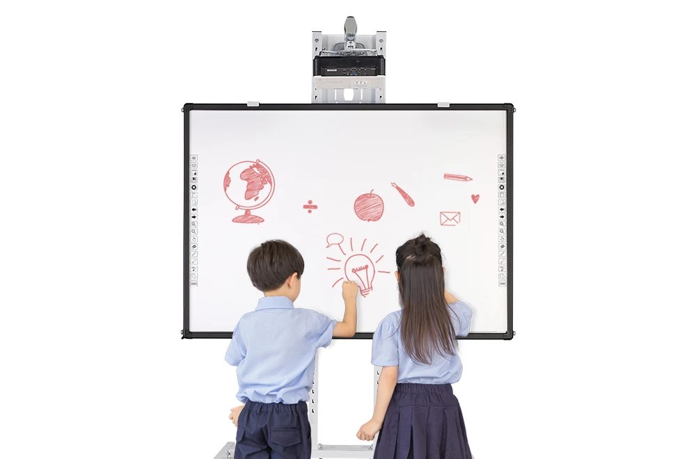 Students using Smart Whiteboard