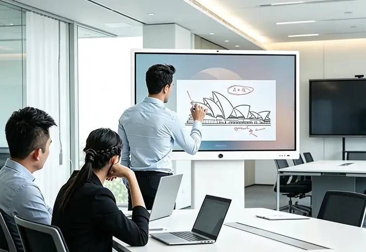 Training Conference Interactive Screen - Office Collaboration