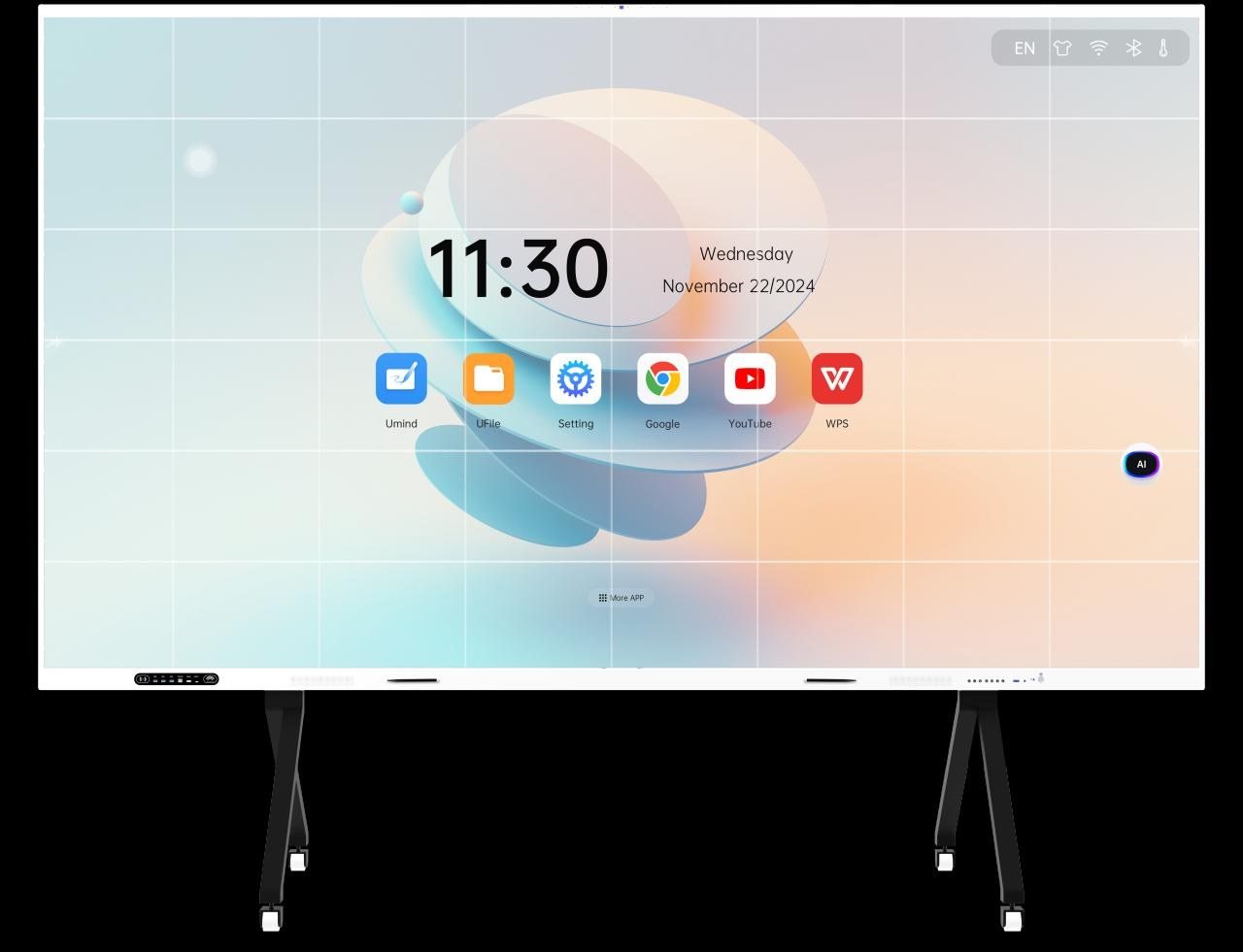 RioTouch LF Series COB LED Smart Board 108 136 163 inch
