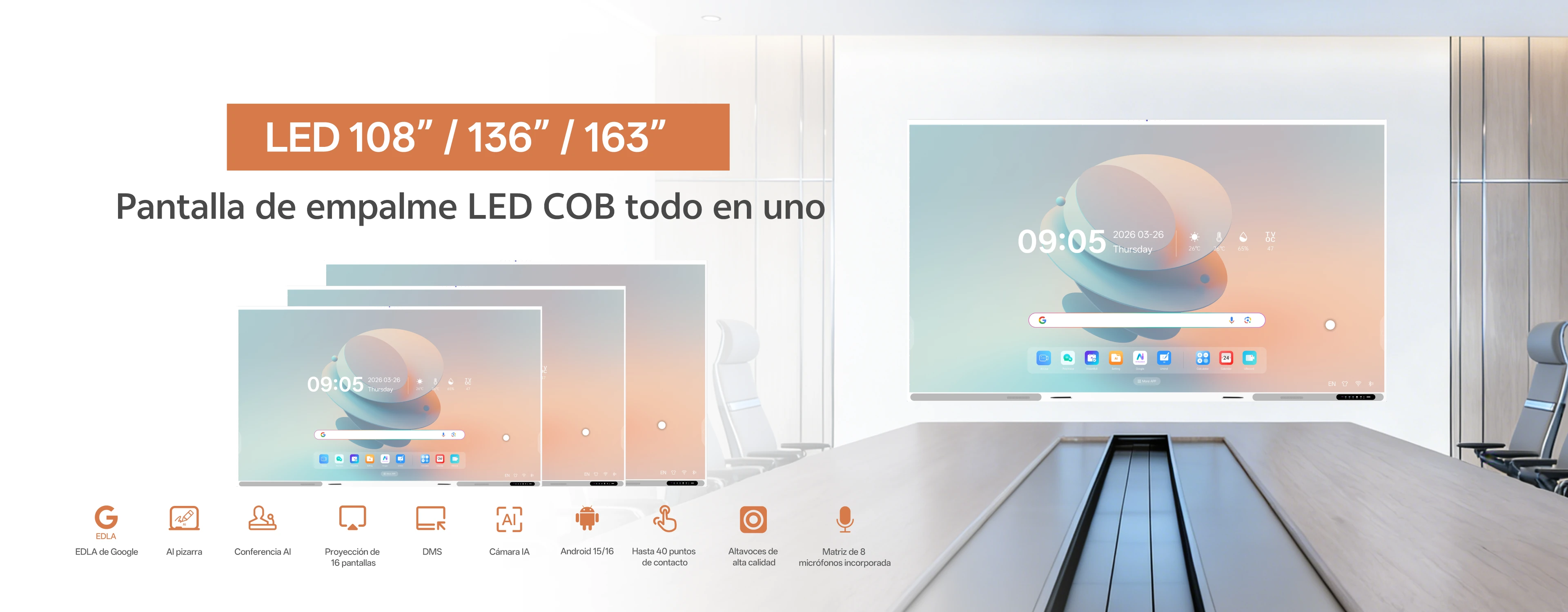 Pantalla LED COB Todo en Uno