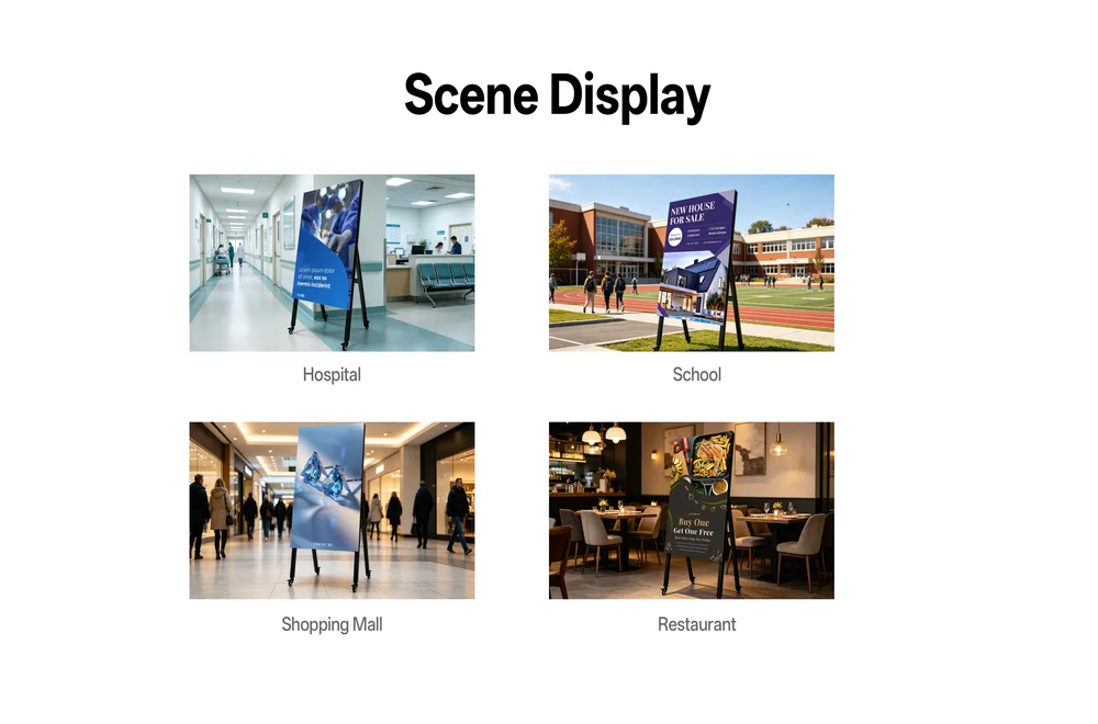 LED Outdoor Poster Display Application Scenes