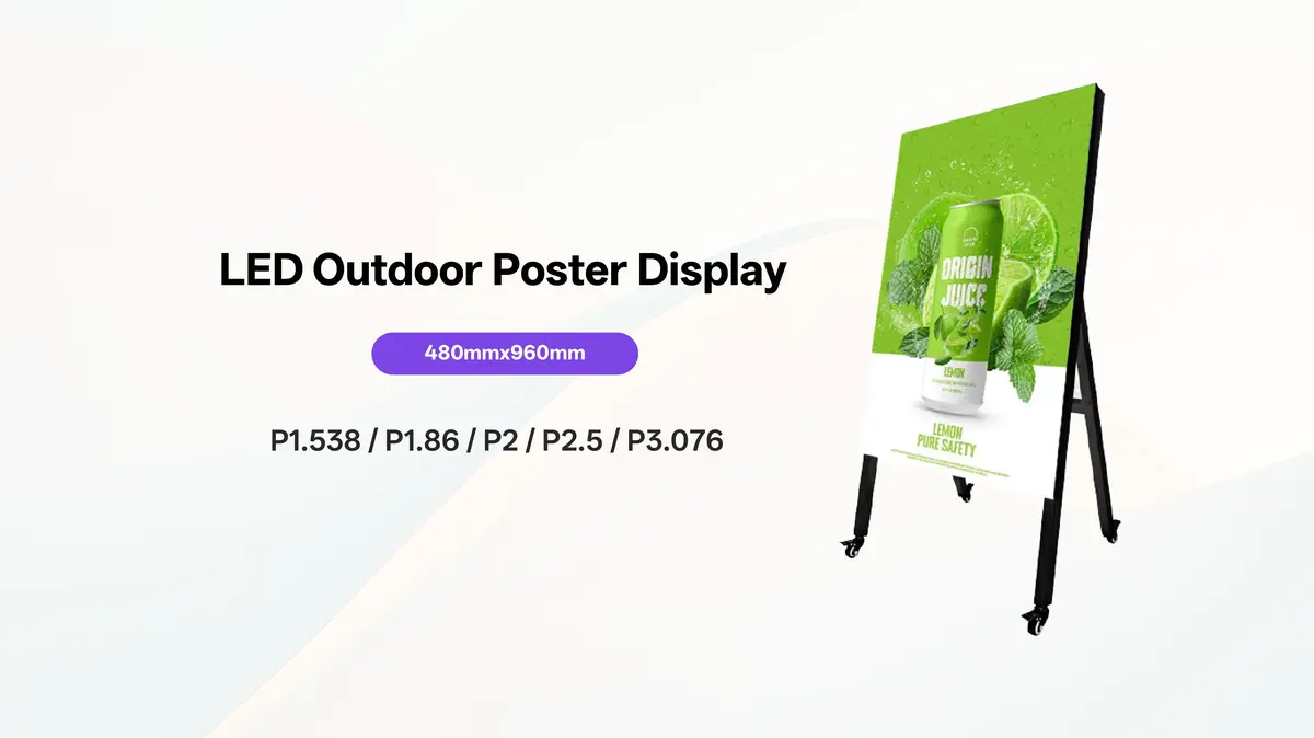 Display LED para Cartaz Externo