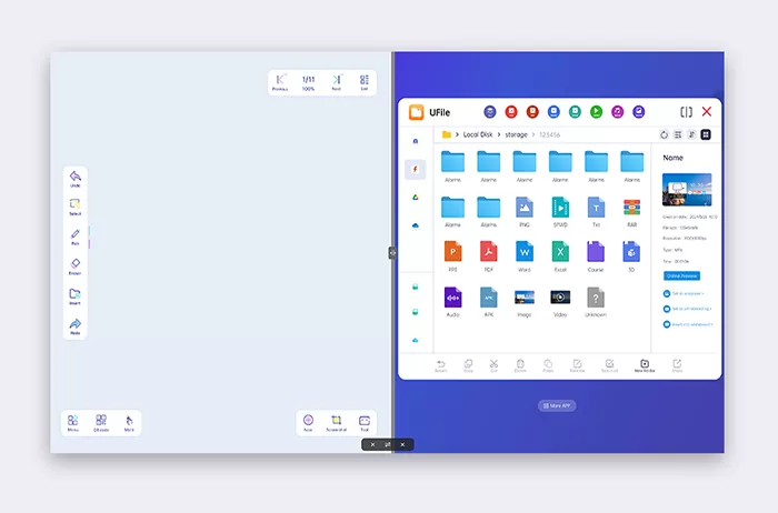 Umind background setup interface for easy B2B configuration
