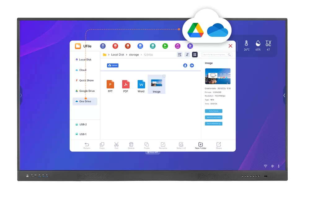 Cloud integration solution enabling direct file access across systems