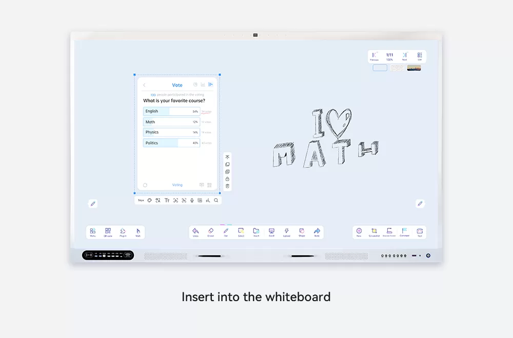 Umind export results dashboard interface