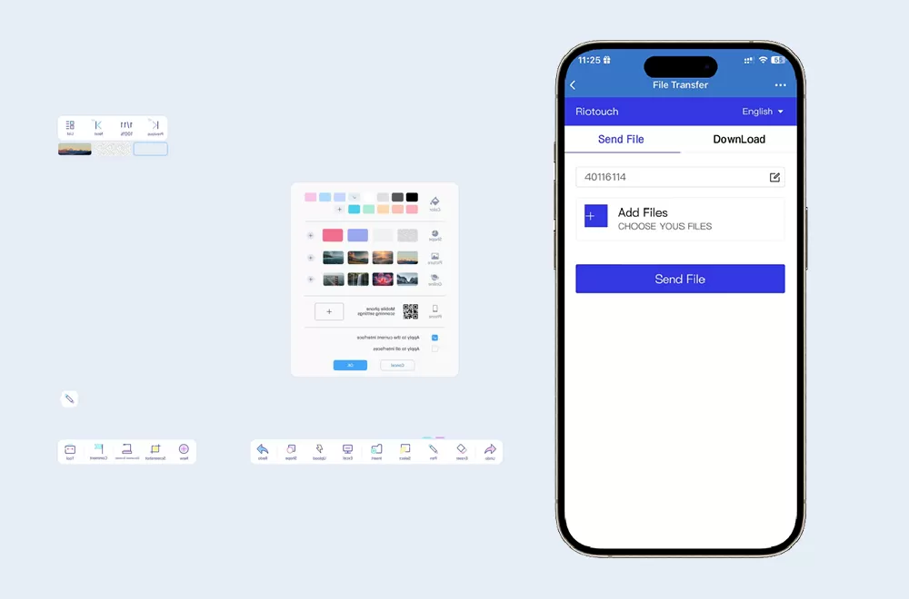 Umind whiteboard seamless integration