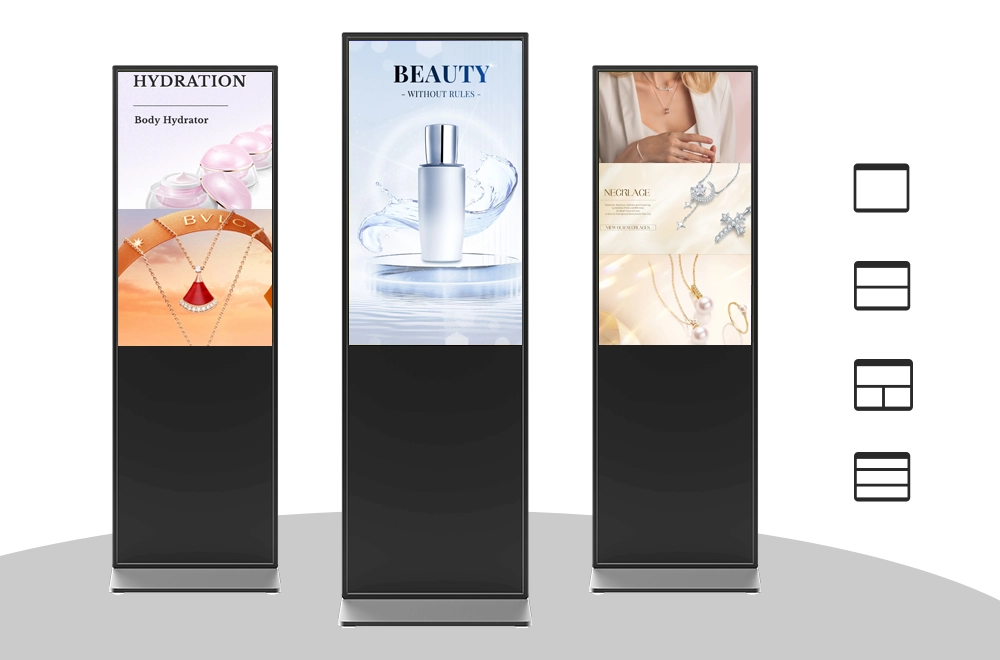 Totem Digital Interativo 43"55"65"75"85"- Touchscreen Windows - Riotouch Foto e Video