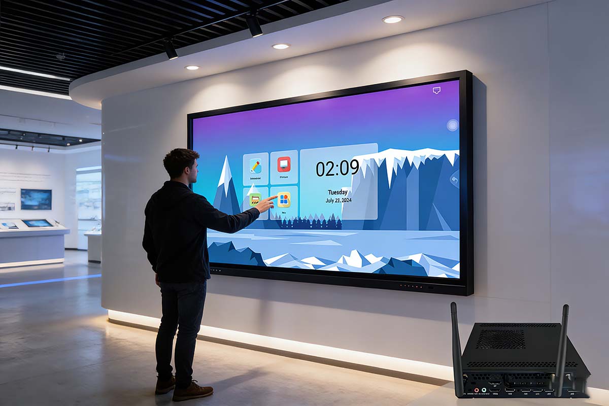 M&oacute;dulo de computador OPS para pavilh&otilde;es de exposi&ccedil;&otilde;es