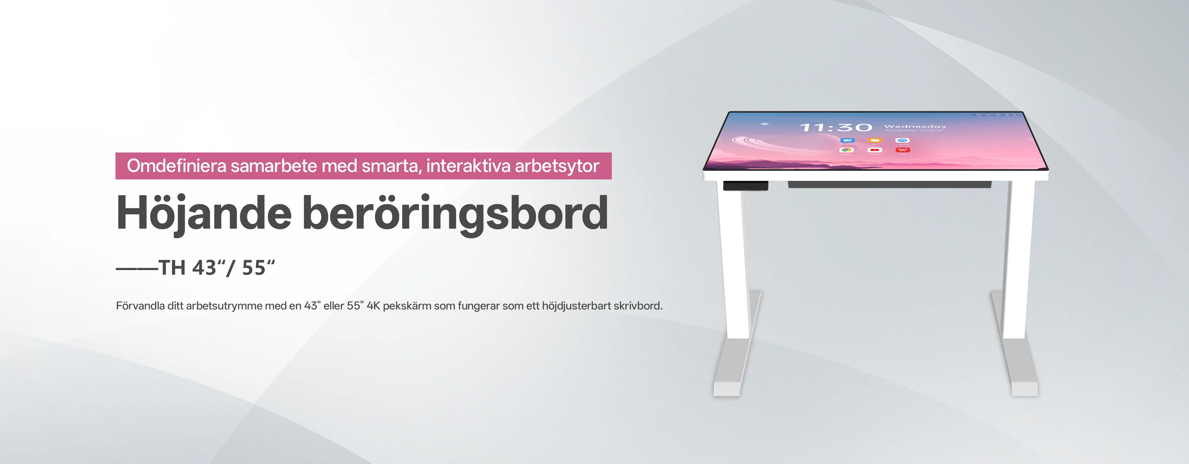 Riotouch Smart bord Smart lyft pekbord