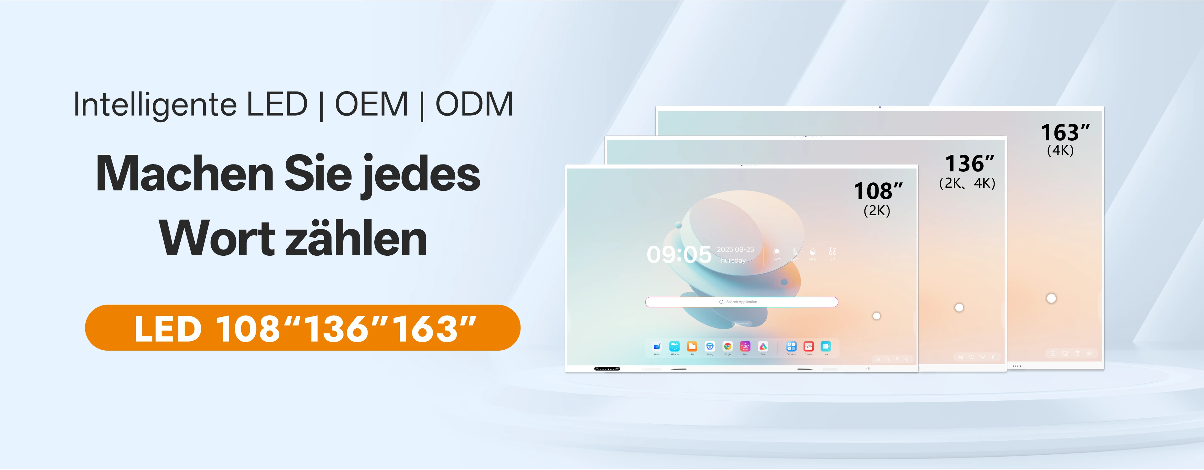 Konferenzraumbildschirm