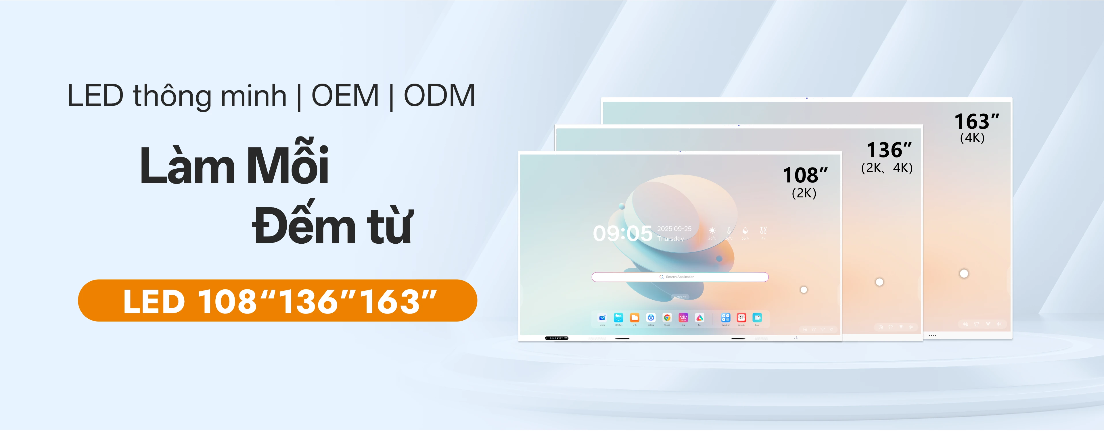 m&agrave;n h&igrave;nh ph&ograve;ng hội nghị