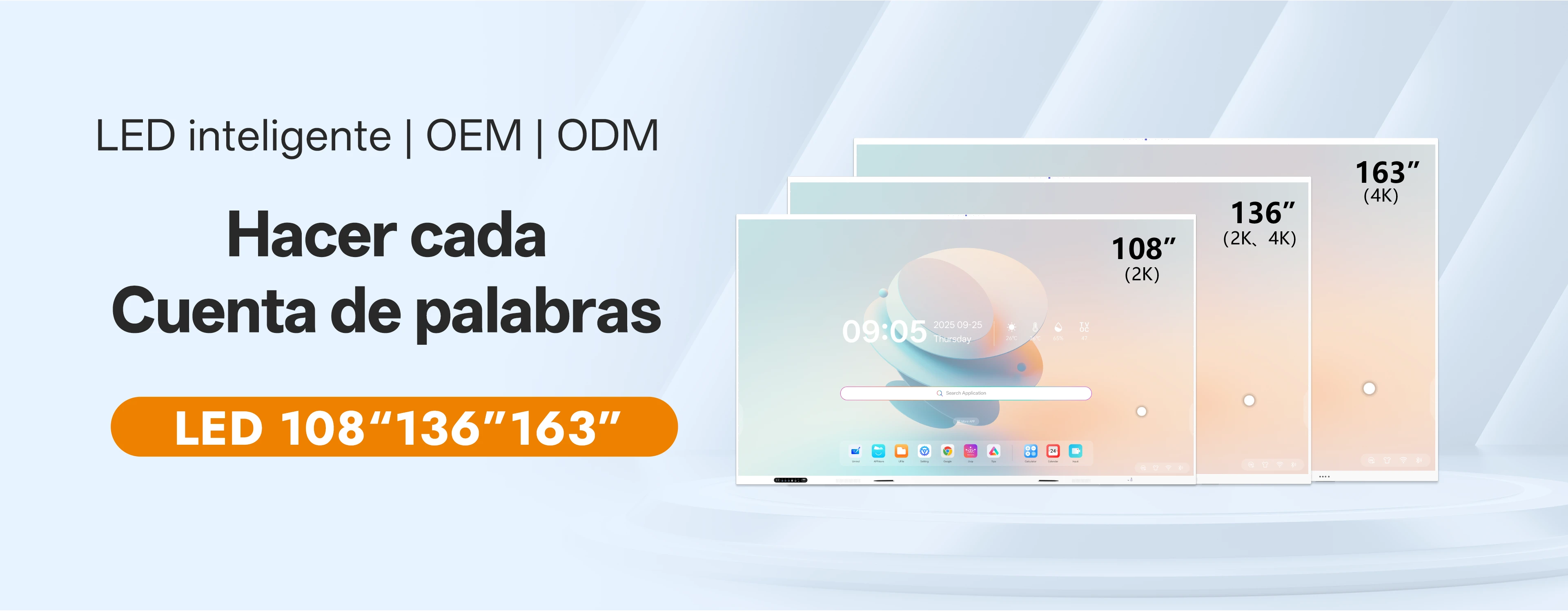 pantalla para sala de conferencias