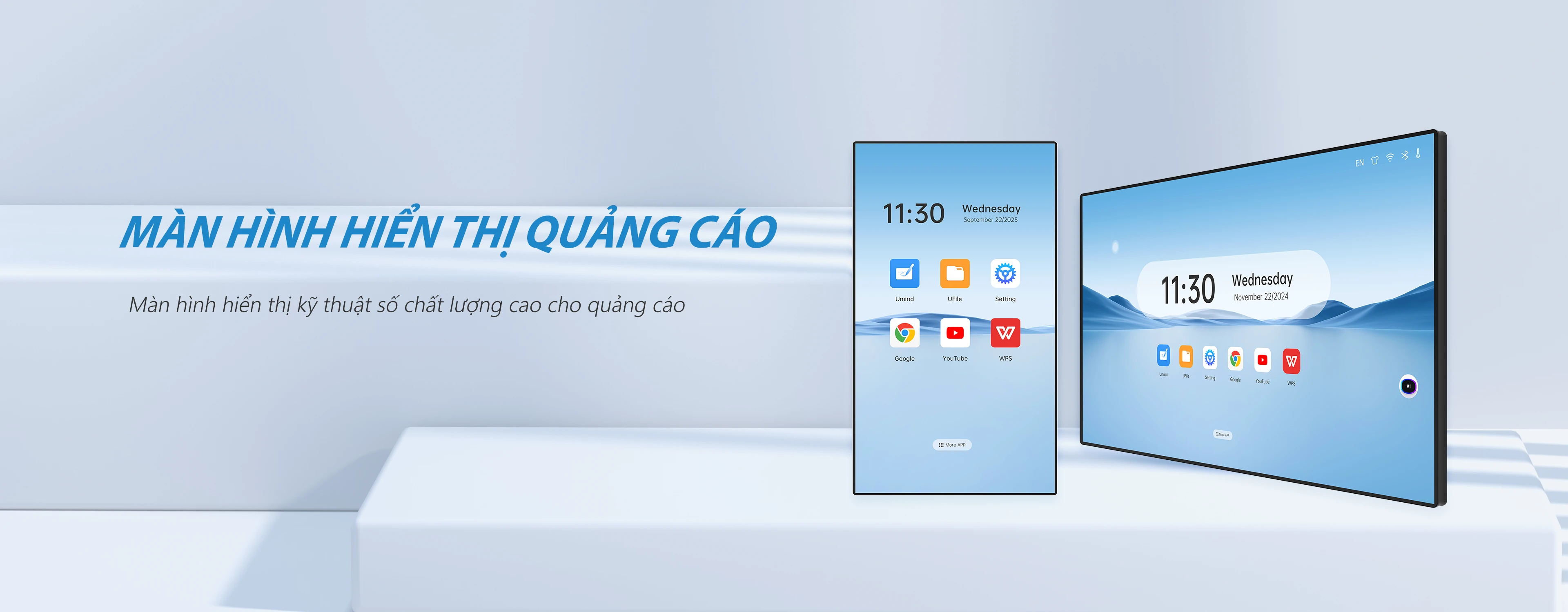 m&agrave;n h&igrave;nh kỹ thuật số thương mại Riotouch