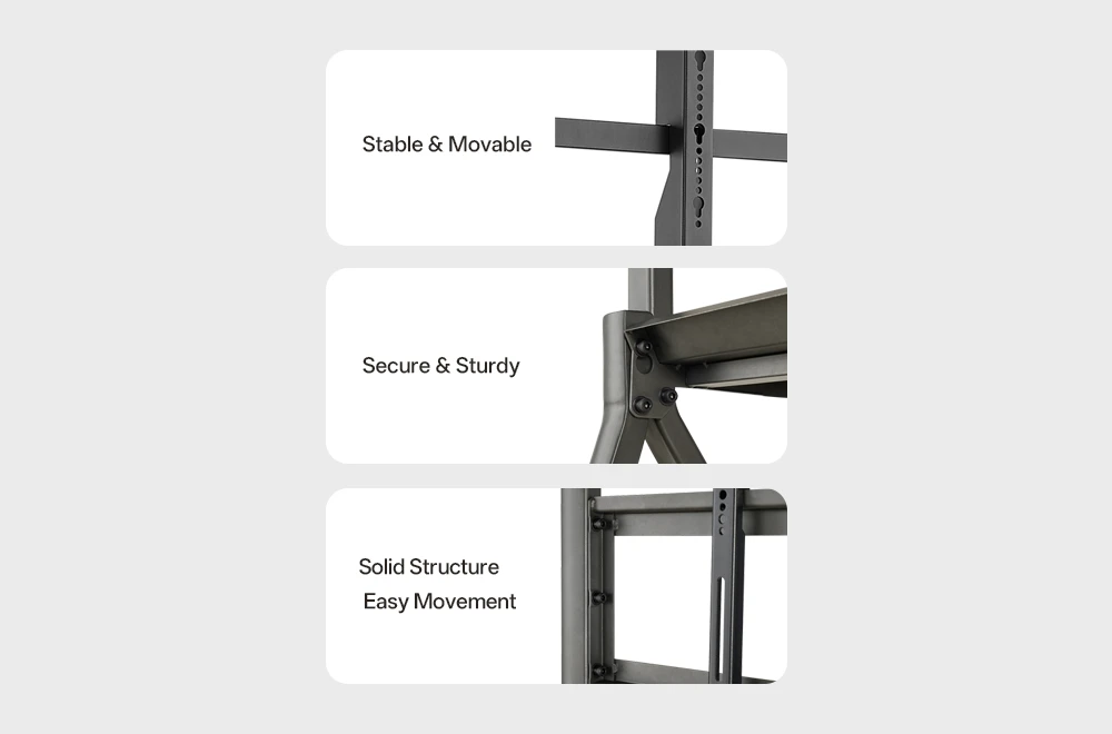 Riotouch Accessories TV Stand Triple Anti-falling Design