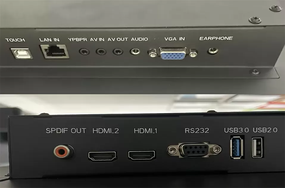 RS232 and VGA interface retention adapter for legacy systems