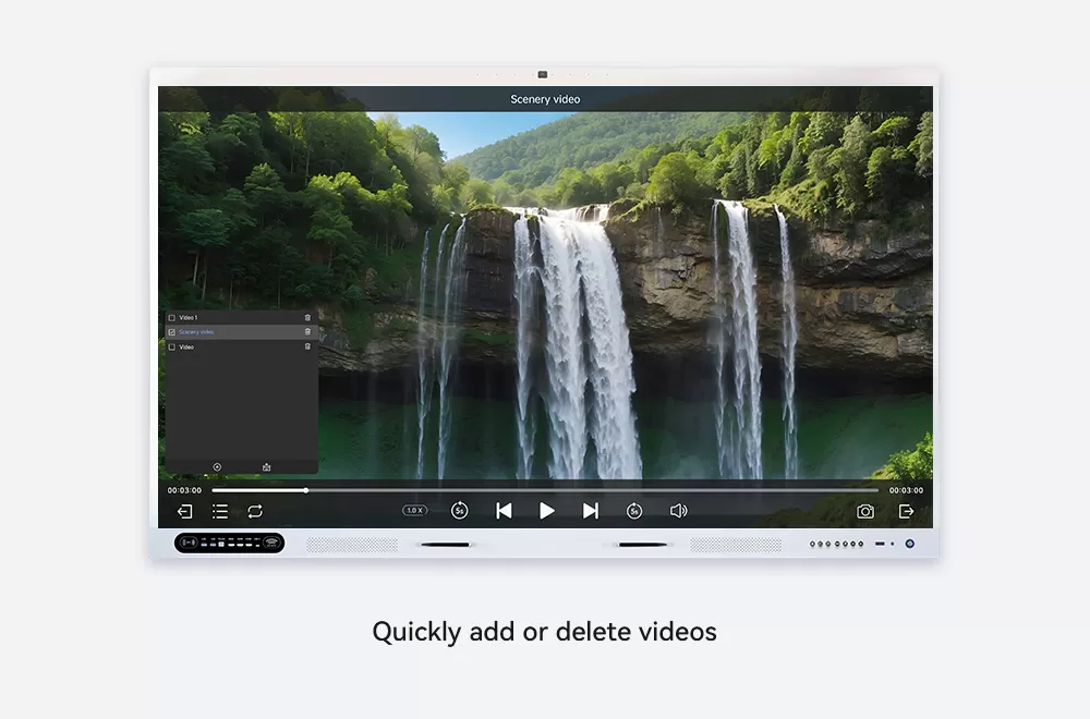 Quick video add or remove tool for B2B workflows