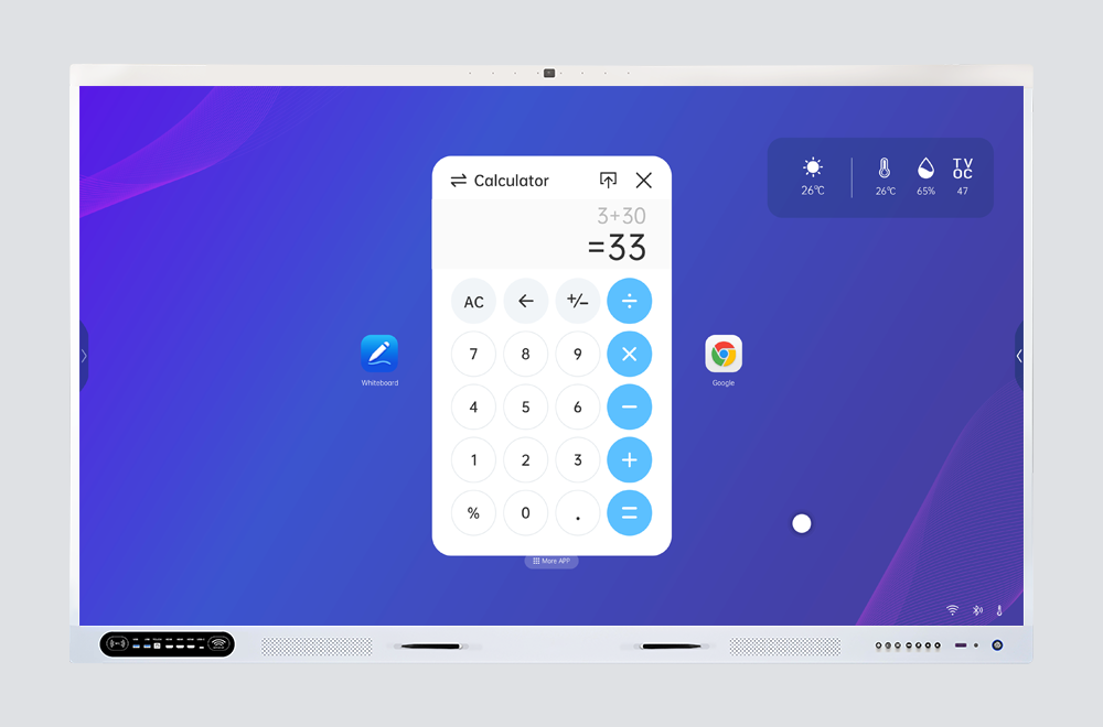 Daily calculator tool for business financial tracking and quick expense analysis