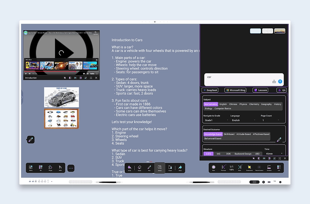Riotouch-Smart Board Software-UMind AI-AI Lesson Generation Riotouch Smart Board Software UMind AI AI Lesson Generation