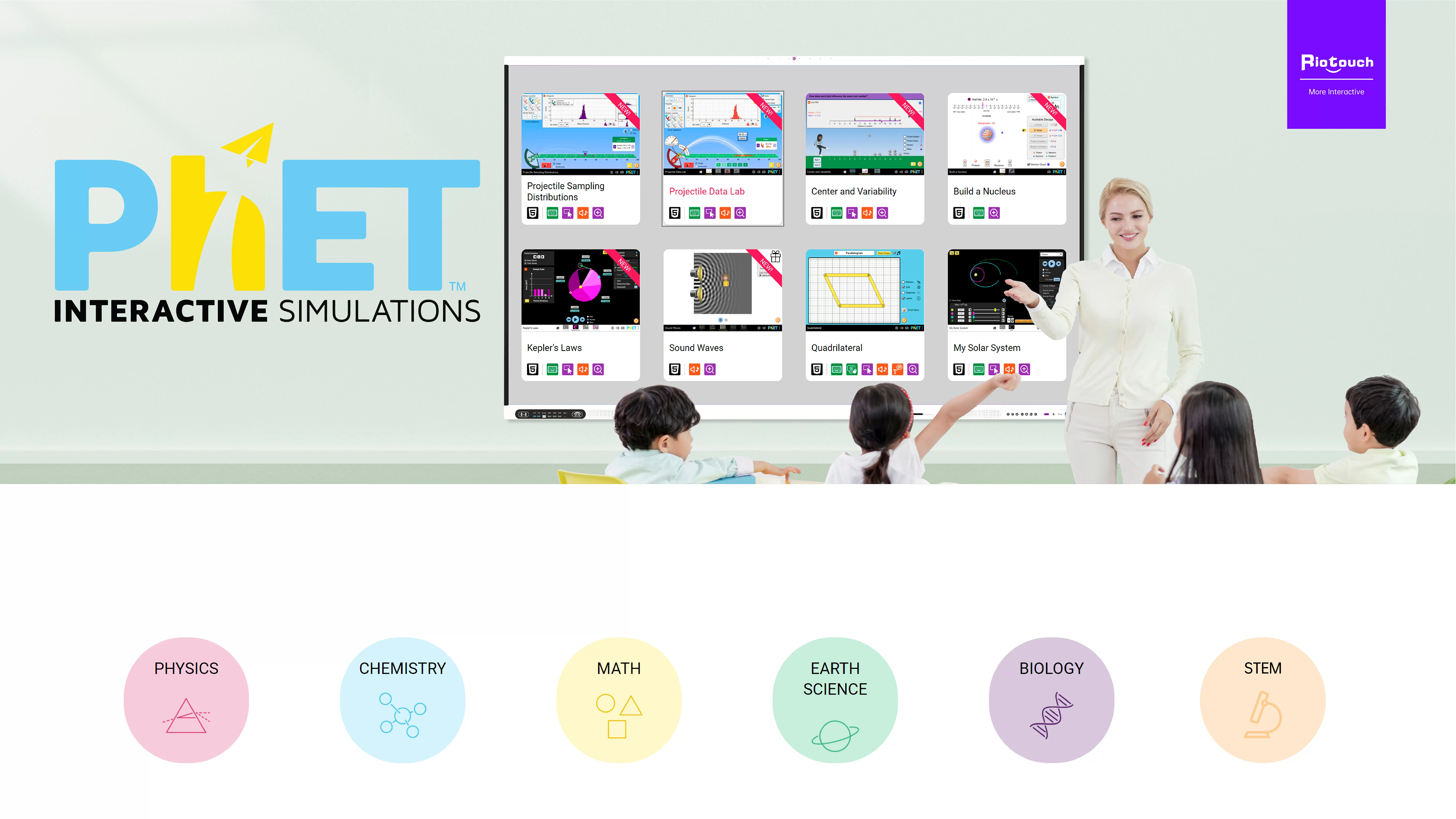 PhET Interactive Simulations for STEM education resources