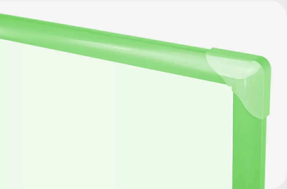 Macaron-colored slim-frame design for B2B branding