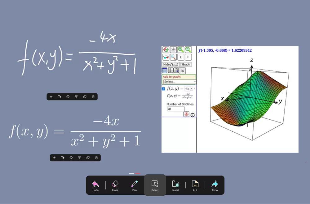 Advanced formula recognition and graph creation software