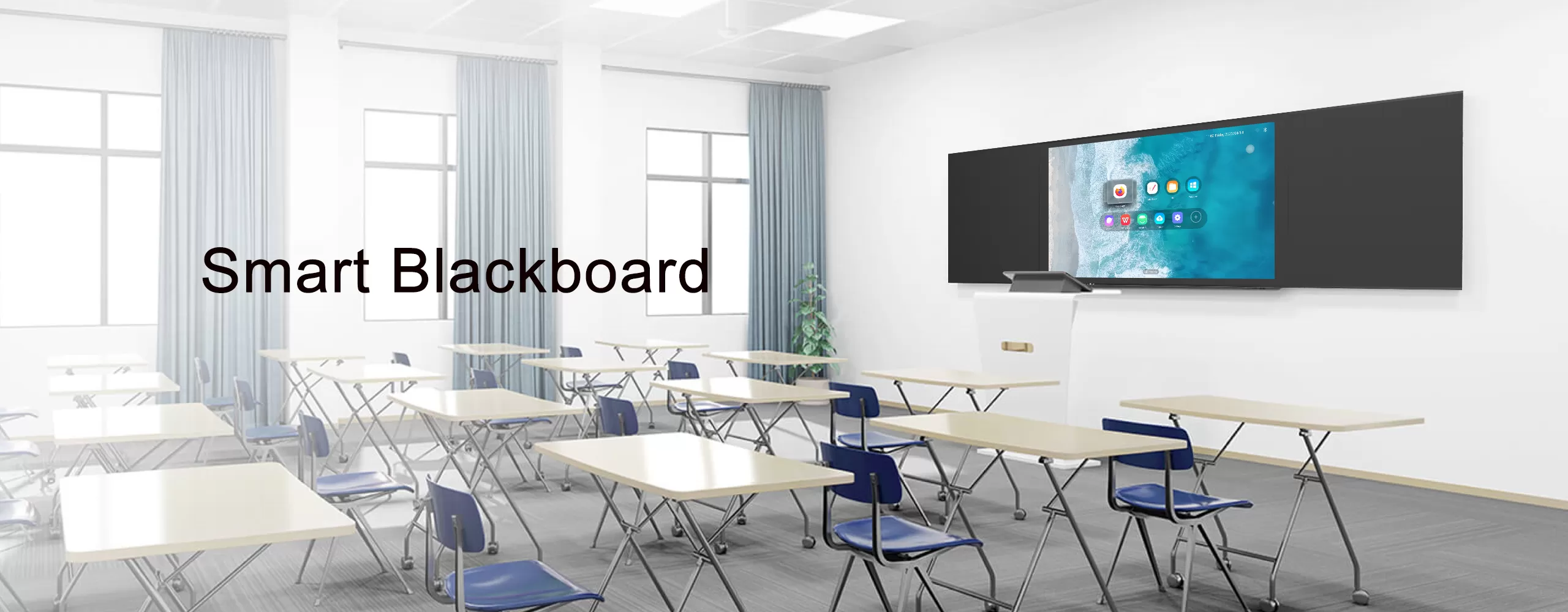 Smart Blackboard: interactive digital classroom board for teachers and students