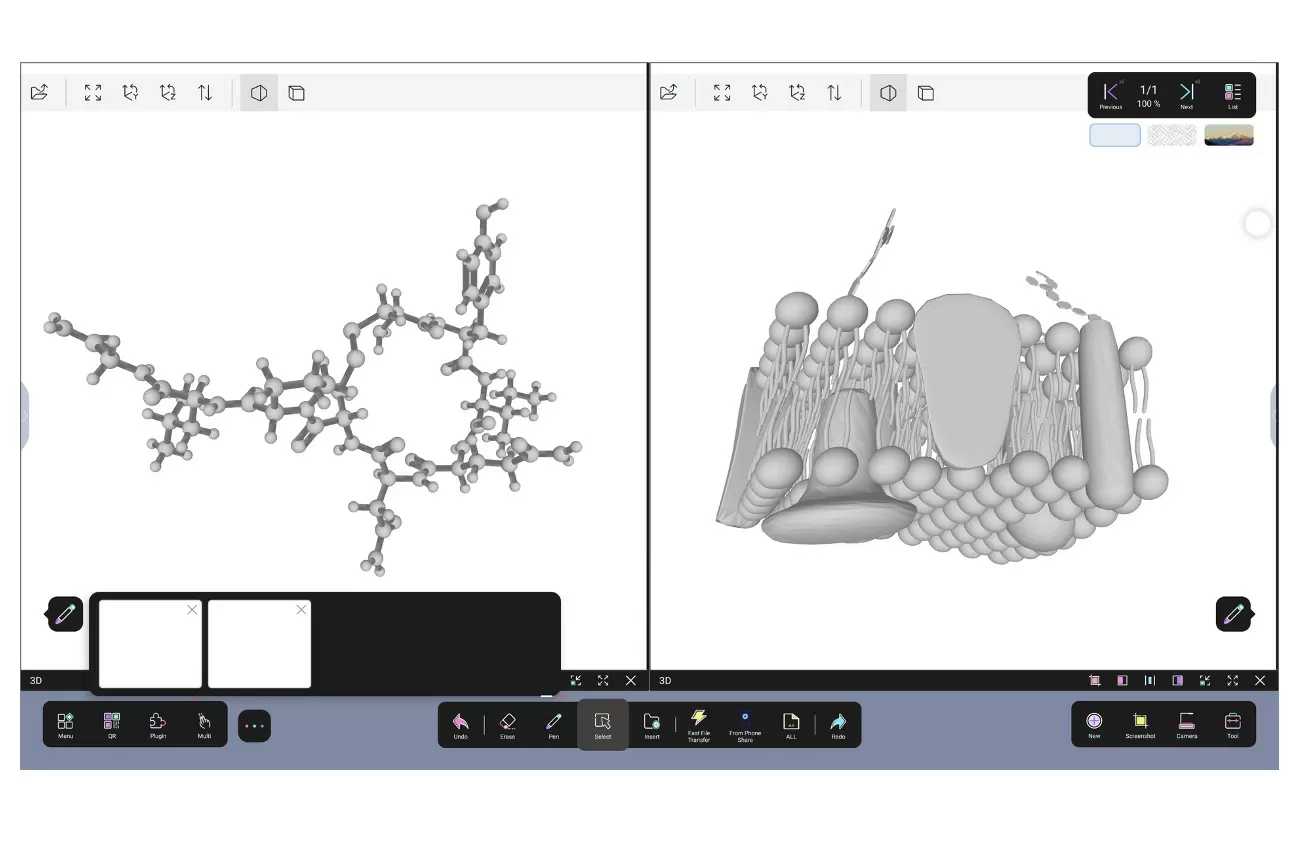 3D resource management software dashboard for enterprise teams
