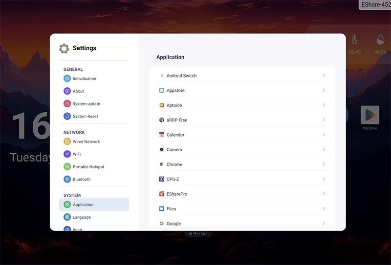 Application management dashboard for enterprise IT teams