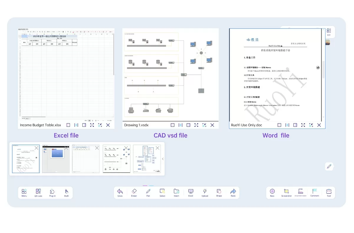 Advanced file preview and multitasking tool for business users