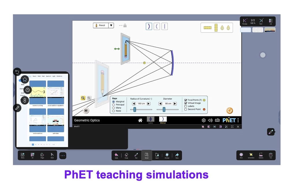 Riotouch-Smart Board Software-UMind-PhET Dynamic Course Display Riotouch Smart Board Software UMind PhET Dynamic Course Display
