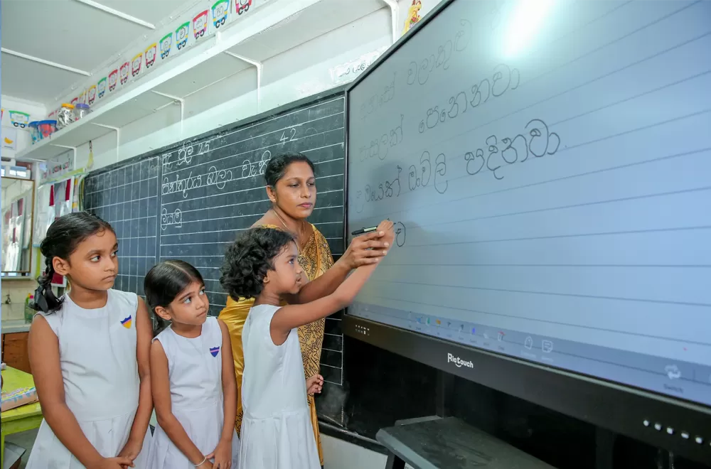 Interactive panel for education and business